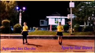 September Love Cha Cha / choreo by @nungjpofficial1146 / Sparta Line dance