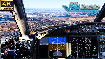 Microsoft Flight Simulator 2024 | STUNNING MADRID Landing | iFly Boeing 737 MAX | 4K