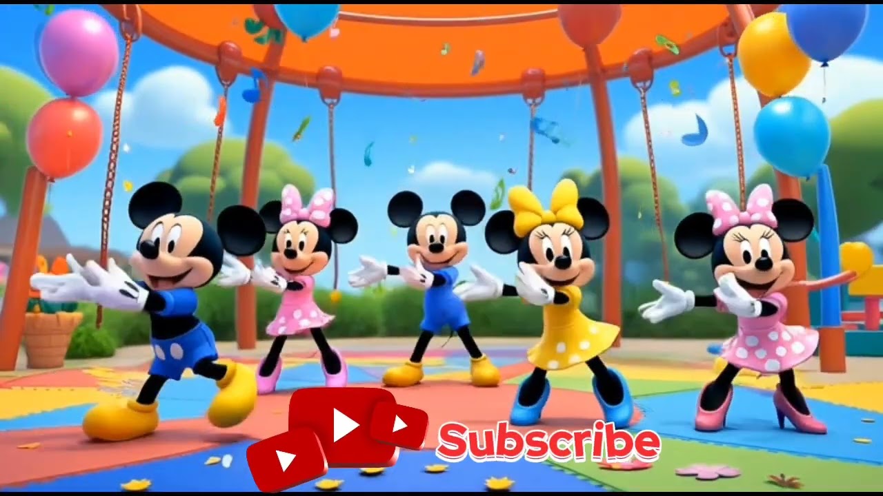 Mickey & Minnie Brain Break Dance Song | Fun Kids Exercise Nursery