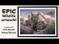 Epic Lynx Wildlife &amp; Clouds Art - Soft Pastels &amp; Pastel Pencils | Tutorial