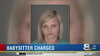Babysitter charged