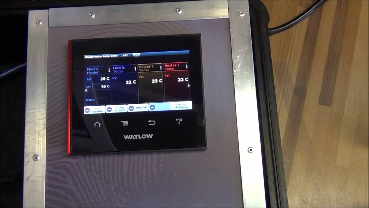 Watlow Fluent Heater Demo Unit - YouTube