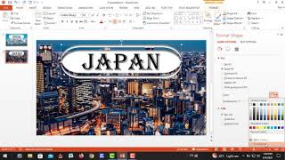 PowerPoint presentation rotate transaction with shrink & grow animation