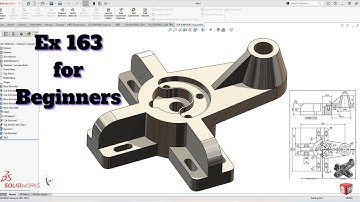 SolidWorks Tutorial! Exercise 163 for beginners