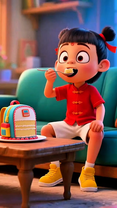 Dasar Nezza, Tas Sekolah Dimakan! #animasi #kartun #shorts