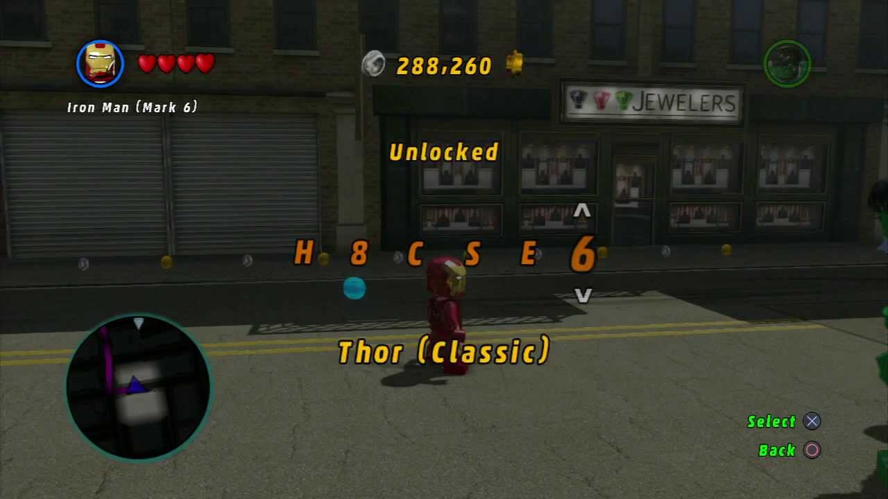 Lego Marvel Superheroes Unlock Classic Thor Cheat Code