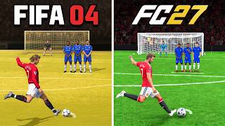 Scoring 1 Beckham Free Kick in Every FIFA screenshot 4