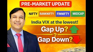 GAP UP/GAP DOWN PRE-MARKET UPDATE SENSEX NIFTY MIDCAP FINNIFTY BANKNIFTY TODAY FII DATA MON 29 DEC