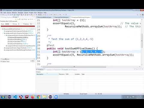 CSE 131: Assignment 6 Array Sum Test Suite
