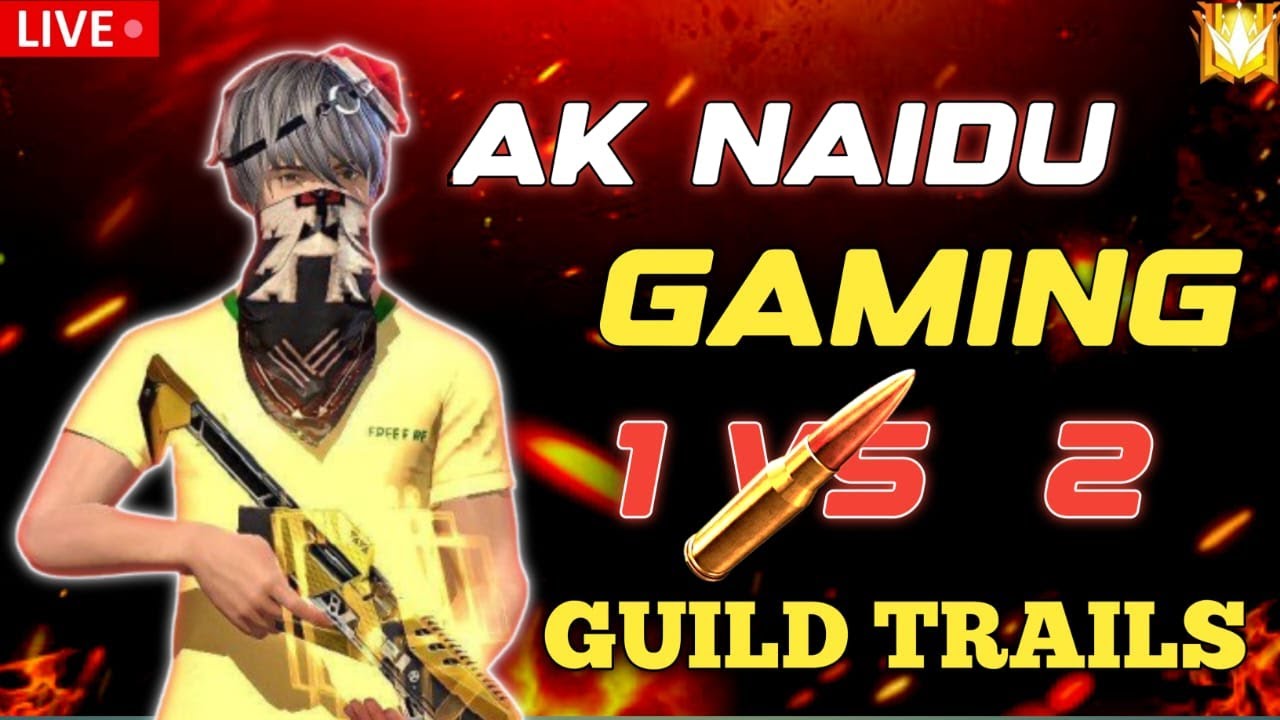 Free Fire Live In Telugu 1 Vs 2 Kottu Guild Entry Pattu In Gameplay ...