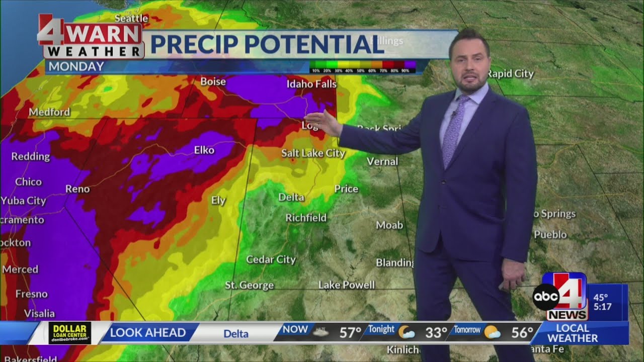 Moisture chances increasing for tomorrow - YouTube
