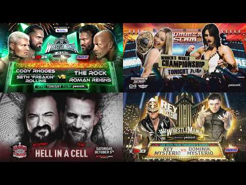 WWE Top Rivalries of the 2020s PPV Match Card & Results Compilation With Major TV Matches