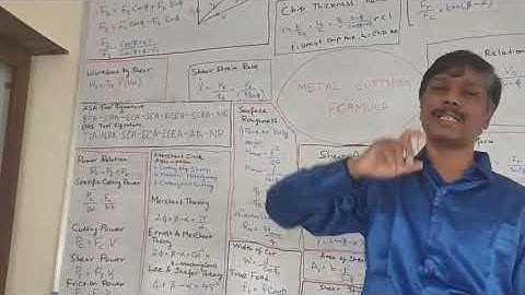 MCTD METAL CUTTING FORMULA 3 SHEAR STRAIN RATE TRB POLYTECHNIC LECTURER PREPARATION NOTES MECHANICAL