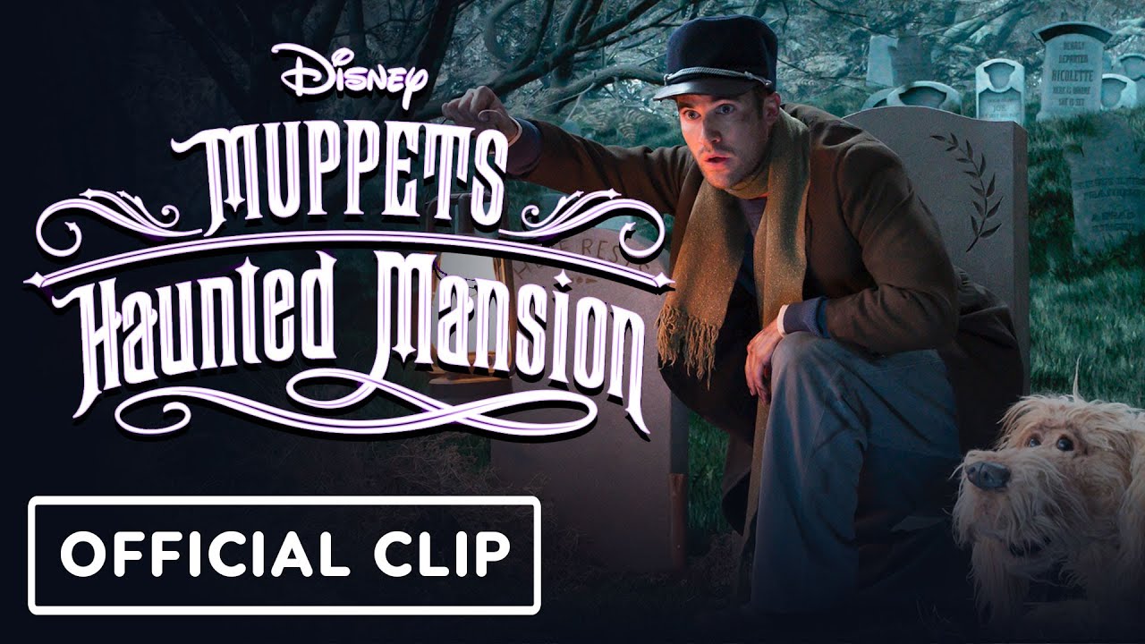 Disney's Muppets Haunted Mansion - Official Clip (2021) Darren Criss