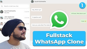 Build a Whatsapp Clone with MERN Stack | ReactJS | Part - 1