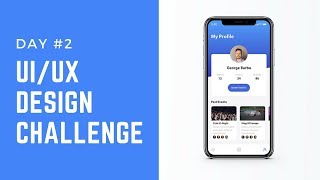 Designing Profile Screen | DAY #2 UI/UX Design Challenge