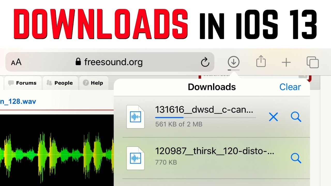 How To Download And Import Audio Files In Garageband Ios - Youtube