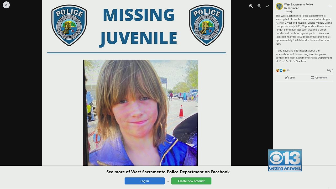 Search on for missing 9-year-old in West Sacramento