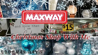 Maxway Christmas Shop With Me On A Budget + Haul | VLOGMAS 2020  Day 5 | K René