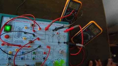 SCR Single phase full wave controlled rectifier