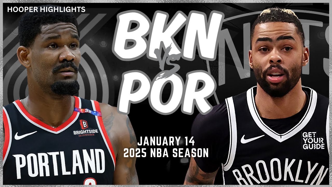 Brooklyn Nets vs Portland Trail Blazers Full Game Highlights | Jan 14 | 2025 NBA Season