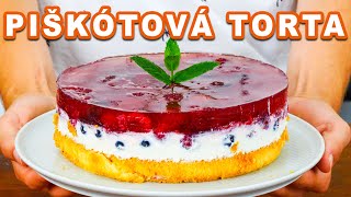 Ovocná piškótová torta | Viktor Nagy | recepty