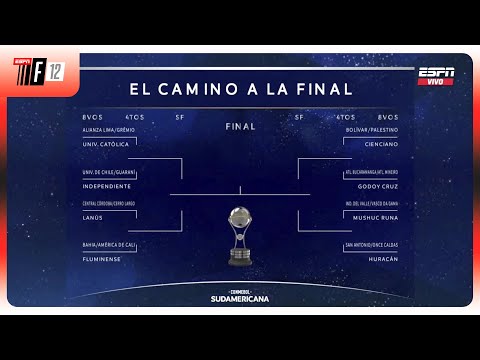 CRUCES CONFIRMADOS: así quedó el cuadro de OCTAVOS DE FINAL de la CONMEBOL Sudamericana 2025