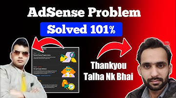 AdSense Problem Solved Thanks @TalhaNk2