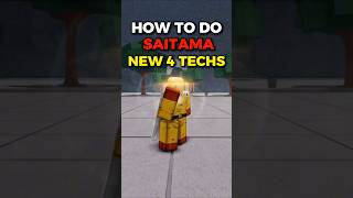 How to do NEW HARDEST SAITAMA TECHS #thestrongestbattlegrounds #tsb #roblox