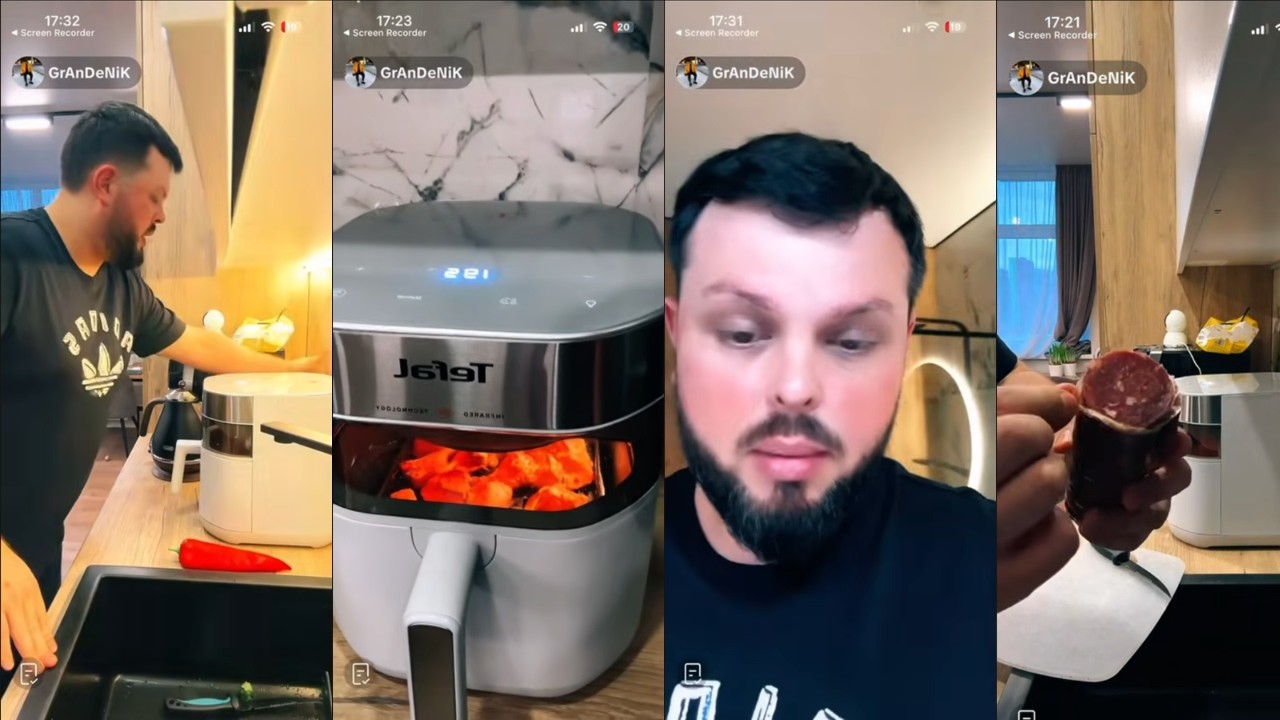 Перепутал цену - купил дорогую колбасу, жарю шашлык в аерогриле / Самвел Адамян Grandeniko