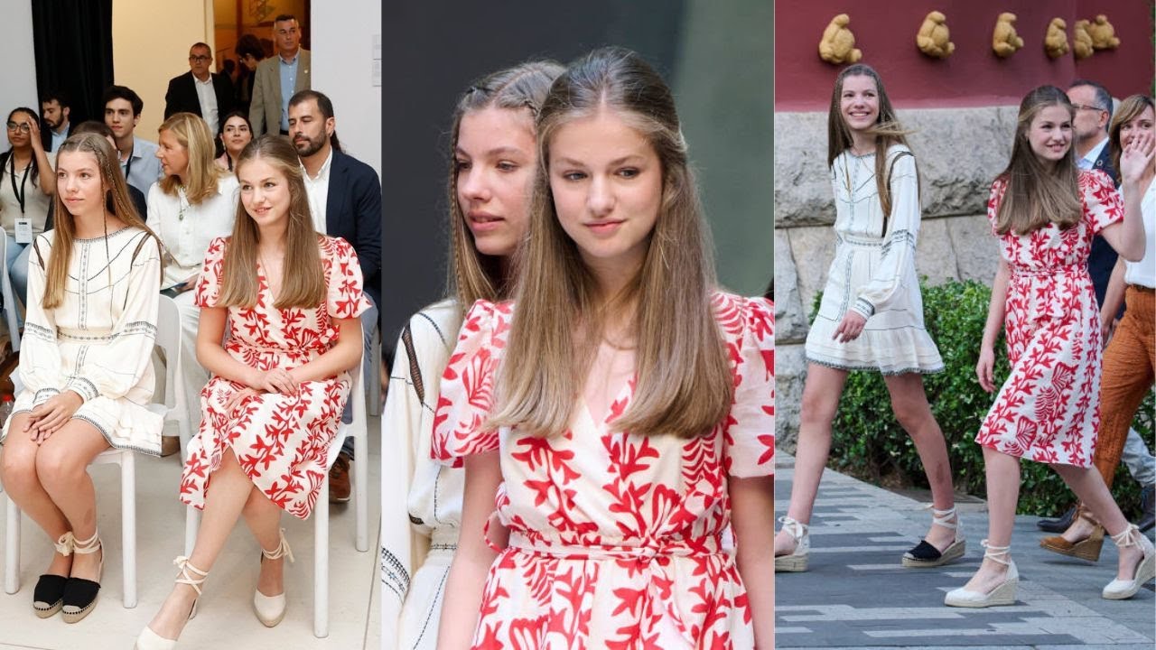 Princess Leonor and Infanta Sofia visited Dali Museumi n Girona