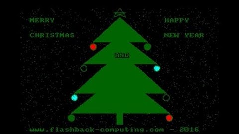 Amstrad CPC - Merry Christmas in Basic