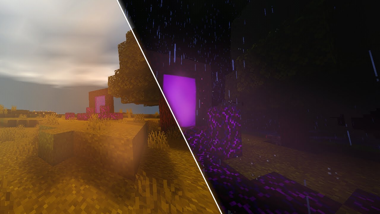 ASÍ SÓN LOS SHADERS QUE USO! Minecraft pocket edition YouTube