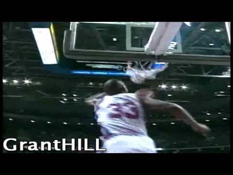 Grant Hill's "Buckle-Up!" Alley-oop Dunk