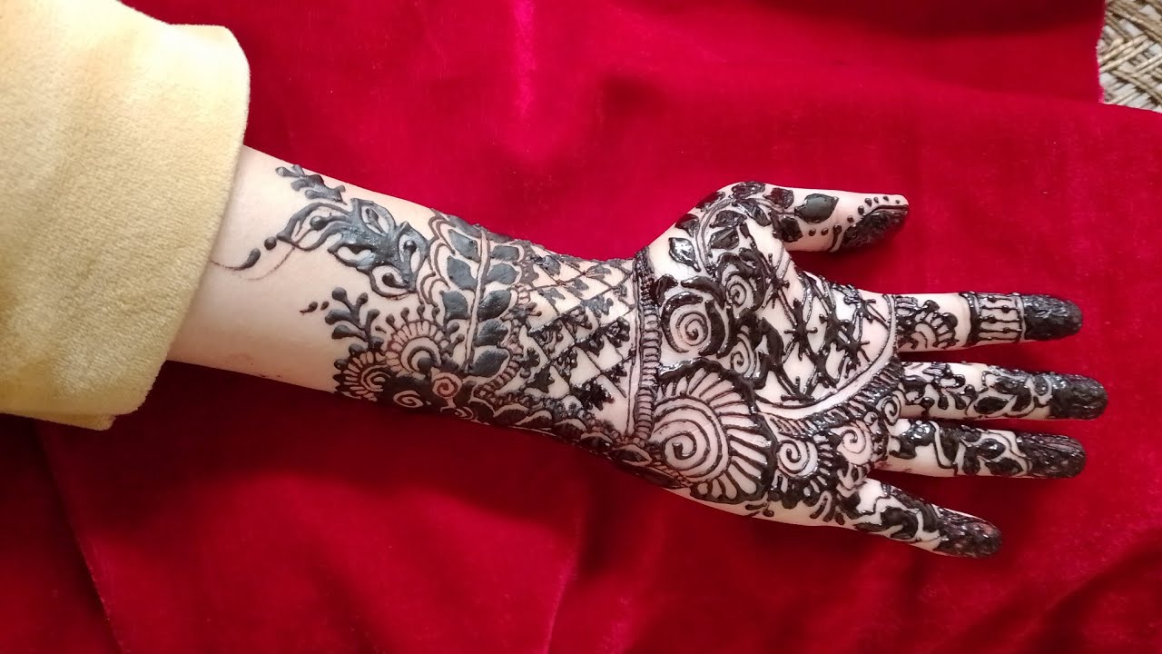 New Beautiful mehandi design | Stylish and easy front hand mehandi | mehndi 