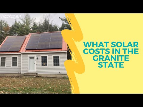 What Solar Costs in the Granite State | New England Clean Energy