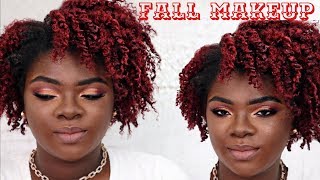 Fall Makeup Tutorial on Dark Skin | Colourpop Good Sport Palette