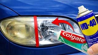 Restore Old Headlights to BRAND NEW in Minutes – This Crazy Trick Actually Works!