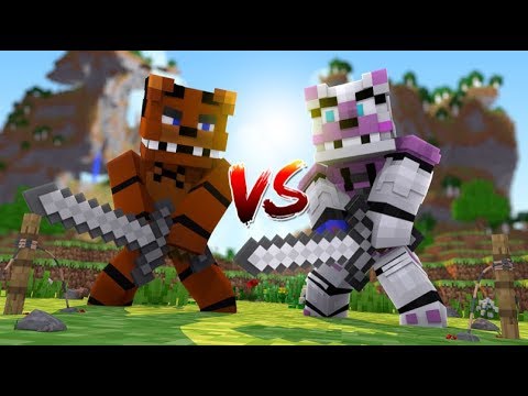 FNAF Funtime Freddy VS Freddy Fazbear: Minecraft FNAF Roleplay - Inside The Mind of Freddy- fnaf sister location jogar