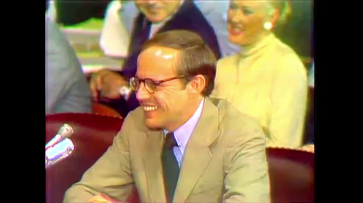 John Dean (Part 1) Watergate Hearings Testimony