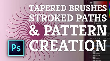 Photoshop Tutorial: Using Tapered Brushes, Stroking Paths and Creating Patterns