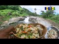 Lobster ceviche hard food  table rock river vermout st vincent outdoor cooking