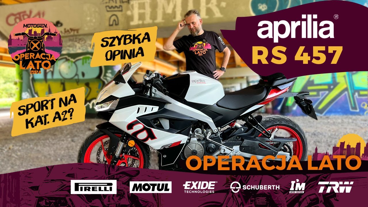 Aprilia RS457 - małe jest piękne! [szybka opinia, Operacja Lato]