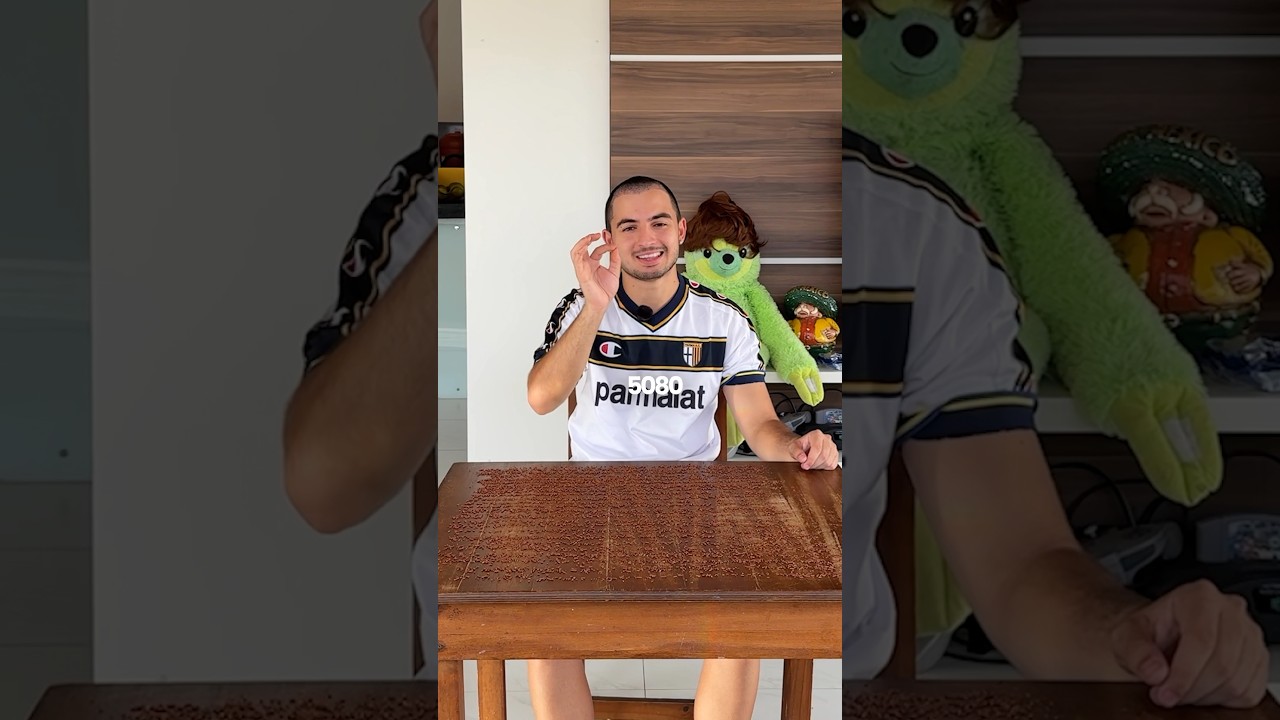 BATI O RECORD CONTANDO QUANTOS GRANULADOS TEM NO PACOTE!  😳