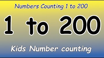 1 to 200 | 1 to 200 counting | 1 to 200 Number |  1-200 counting in english | counting numbers 1-200