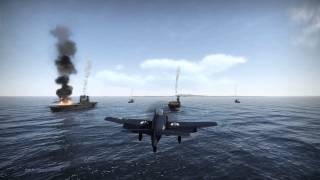 War Thunder F8F-1 Broken Carrier Landing