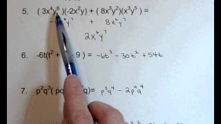 A2 Topic 2-2 Multiplying Monomials (7.40min)