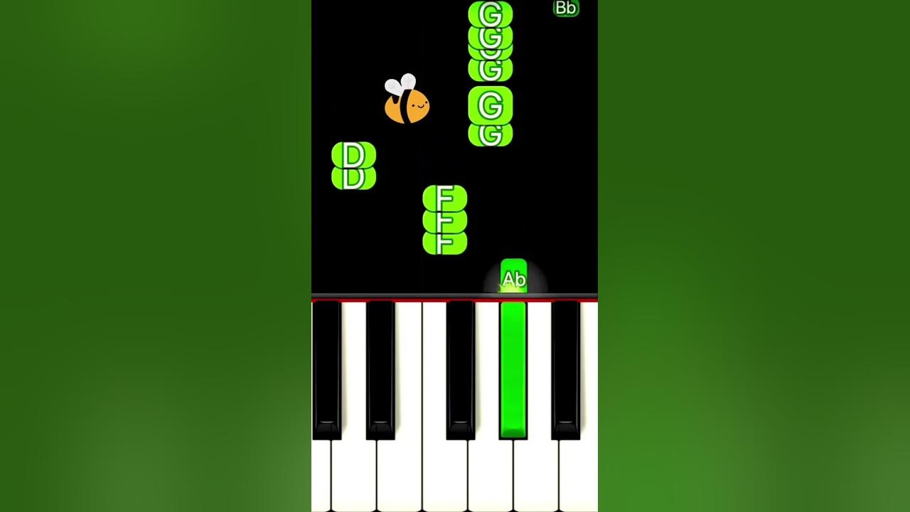 Bumble Bee (SLOW Piano Tutorial) #TikTok