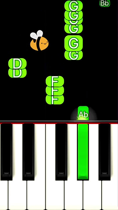 Bumble Bee (SLOW Piano Tutorial) #TikTok