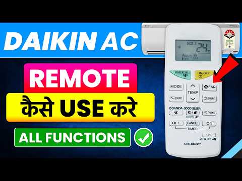 Daikin AC Remote Control Guide | How To Use Daikin AC Remote | Daikin AC Remote Temperature Display